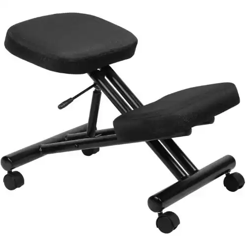 Boss Office Products Ergonomic Kneeling Stool in Black