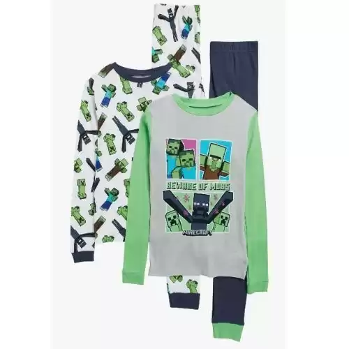 AME 2-Piece Minecraft Cotton Pajamas (2 Pack)