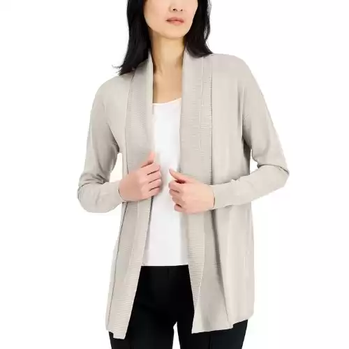 Alfani Open-Front Cardigan