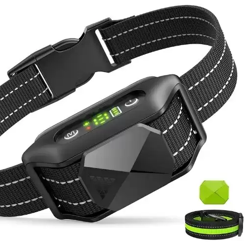 Dog Bark Collar for Small Medium Large Dogs,No Bark Collar with No Shock Mode,Rechargeable Anti Barking Collar with Beep Vibration Harmless Shock