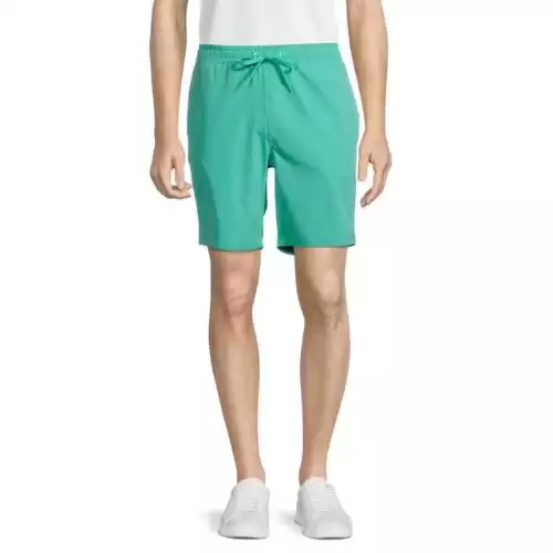 TAILORBYRD Solid-Hued Performance Drawstring Shorts