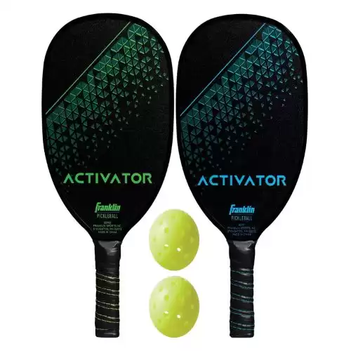 Franklin Sports Activator Pickleball Paddle and X-40 Pickleball Set