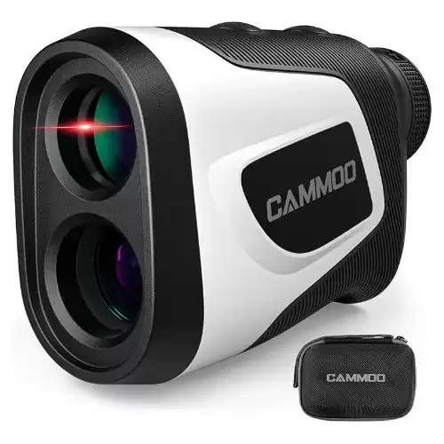 CAMMOO Golf Rangefinder with Slope, 1100Y Range Finder Golfing with 5 Mode, 6X Magnification, USB Charging, Clear & Accurate Measurement, Vibration Alert, for Golfing, Hunting, Measurement - M1000