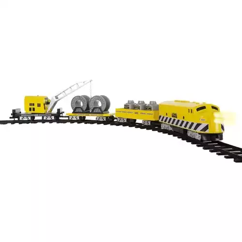 Lionel Construction Ready to Play Battery Powered Train Set with Remote (712065)