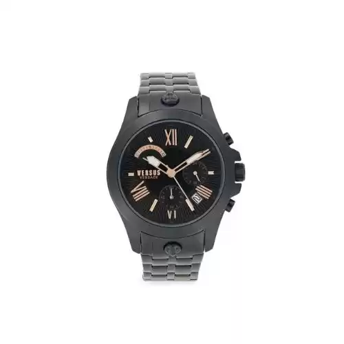 VERSUS VERSACE 44MM Stainless Steel Chronograph Bracelet Watch