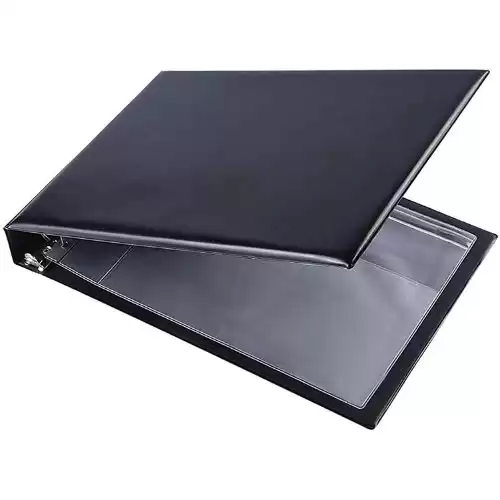 7 Ring Business Check Book Binder, 600 Checks Capacity for 9