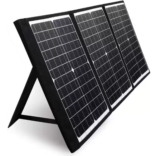 PAXCESS 60W 18V Portable Solar Panel, Off Grid Foldable Solar Charger with USB QC 3.0&Type C Output, Compatible with Rockpals/Jackery/Flashfish Solar Generator Power Station for Camping