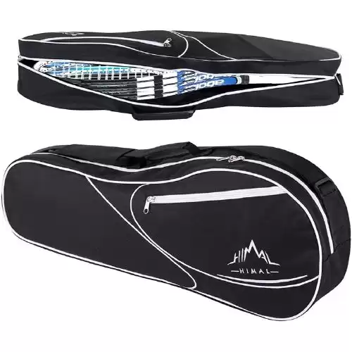 Himal 3 Racquet Tennis-Bag Premium Tennis-Racket-Bag with Protective Pad, Professional or Beginner Tennis Players, Lightweight Tennis Bag for All Ages