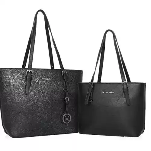 Women Handbags Set Tote Bag for Women Large and Medium Shoulder Bag Satchel Hobo 2pcs Purse Set