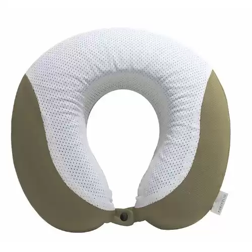 Perry Ellis Memory Foam Gel Travel Neck Pillow