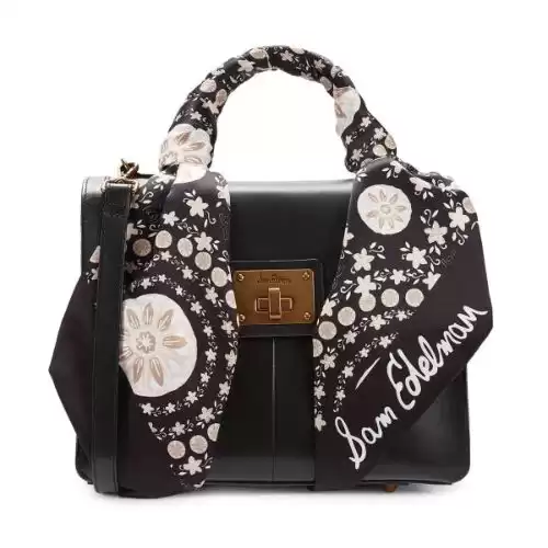 SAM EDELMAN ​Sophia Scarf Leather Satchel