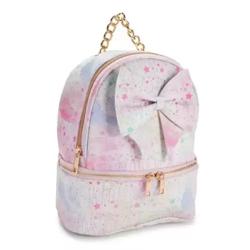 Under One Sky Kid's Mixed-Print Bow Backpack