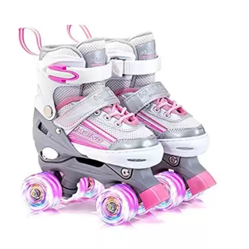 Kuxuan Roller Skates Adjustable for Kids