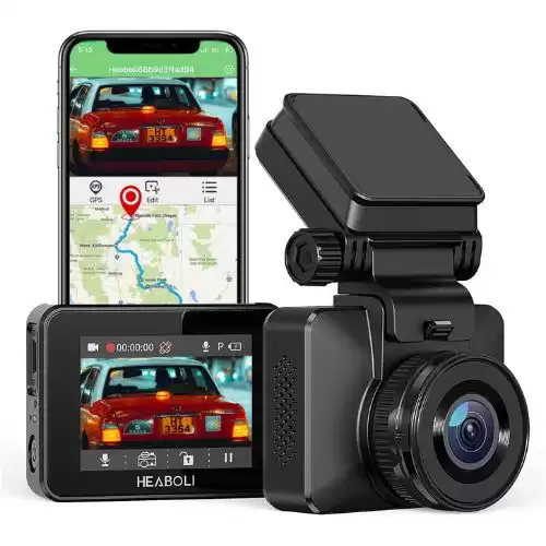 Heaboli Mini 4K Dash Cam with WiFi, GPS and Speed