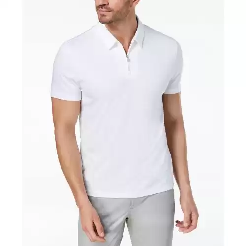 Alfani Men's Ottoman Zip Polo