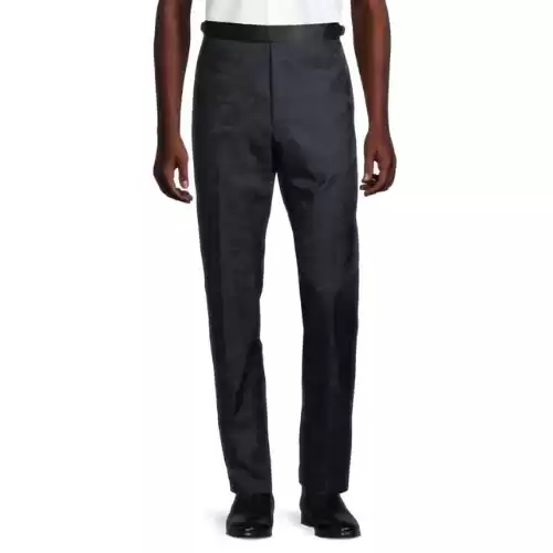 ZANELLA Nathan Satin Camouflage Wool Trousers