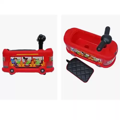 BEST RIDE ON CARS Daniel Tiger's Trolley Push Car (Red)