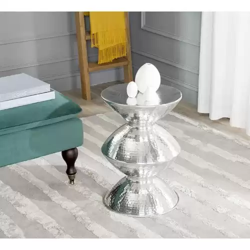 Safavieh Home Collection Guildsman Silver End Table