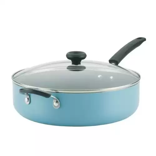 Farberware 6-Quart Easy Clean Aluminum Covered Jumbo Cooker/Skillet with Helper Handle