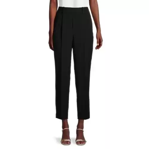 VINCE Pleated-Front Trousers