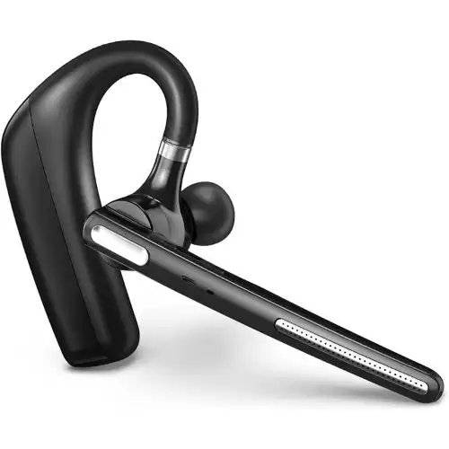 Bluetooth Headset - Wireless Headset with Microphone Noise Cancelling 90 Days Standby/110H Talktime, Bluetooth Earpiece for Cell Phone/PC Tablet/Laptop Computer, Headphones for Trucker/Driver/Business