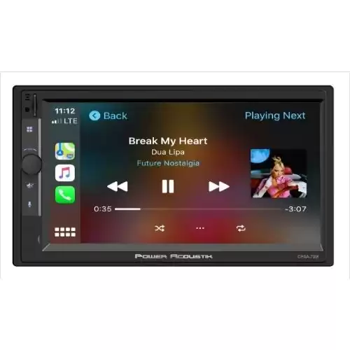 Power Acoustik Car Stereo Combo | Car Play/Android Auto Receiver & (4) 6.5