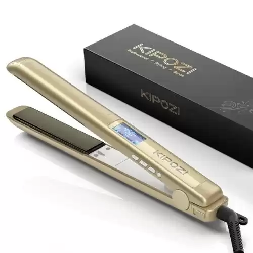 KIPOZI Professional Salon Tools Travel Size Dual Voltage Anti Frizz Digital Display 1