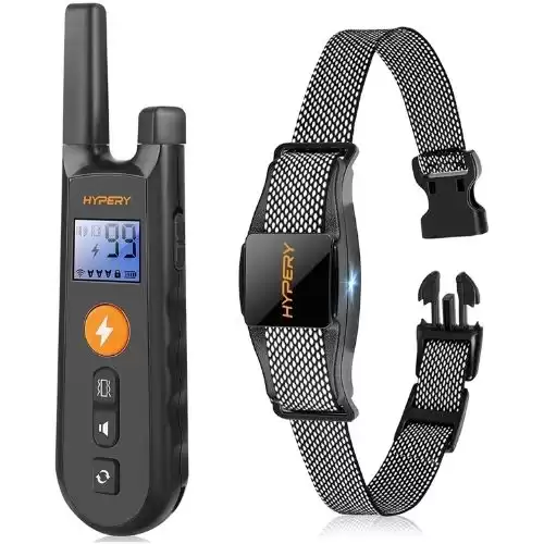 Dog Shock Collars with Remote, Dog Training Collar with 3 Modes | Safety Lock | IP67 Waterproof | 3280FT Remote Range | 99 Levels Vibration & Shock Collars for Large Medium Small Dogs (Black (Upda...