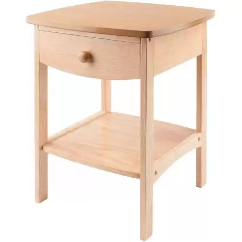 Winsome 82218 Wood Claire Accent Table, Natural 18 inches