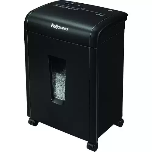 Fellowes 62MC Micro-Cut 10-Sheet Paper Shredder For Small Office and Home with Safety Lock (4685101)