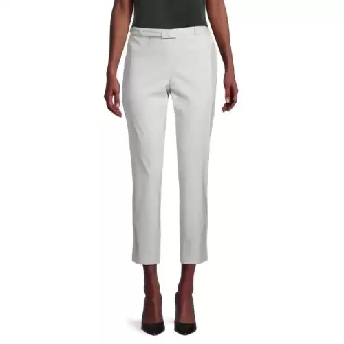 KARL LAGERFELD PARIS High-Waist Slim Pants