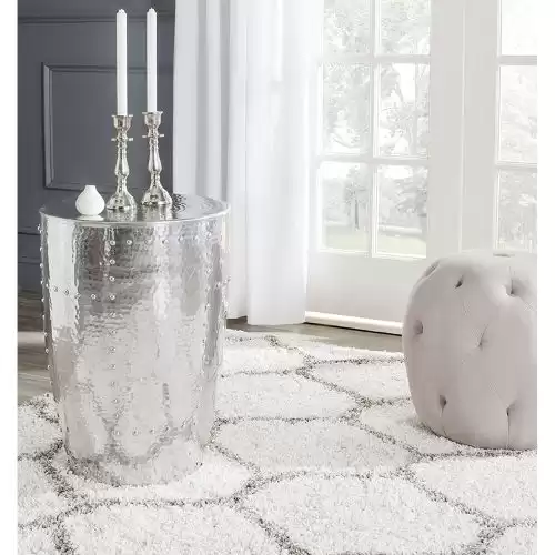 Safavieh Home Collection Hammersmith Silver End Table