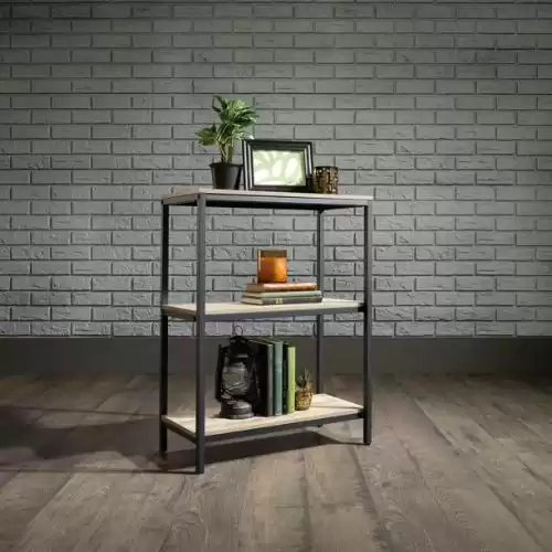 Curiod 3 Shelf Bookcase, Charter Oak Finish