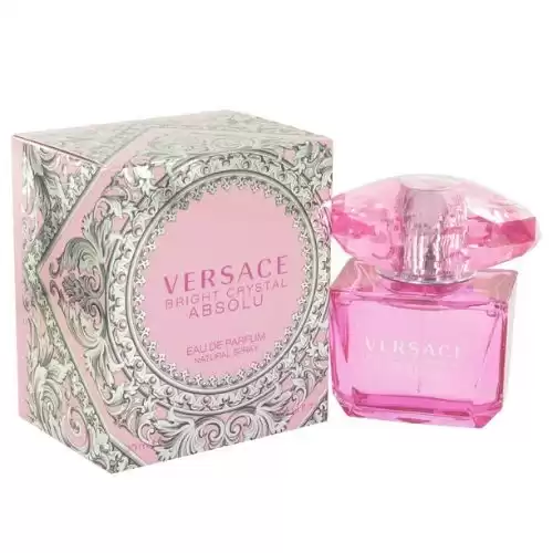 Versace Bright Crystal Absolu Eau De Perfume for Women, 3 oz