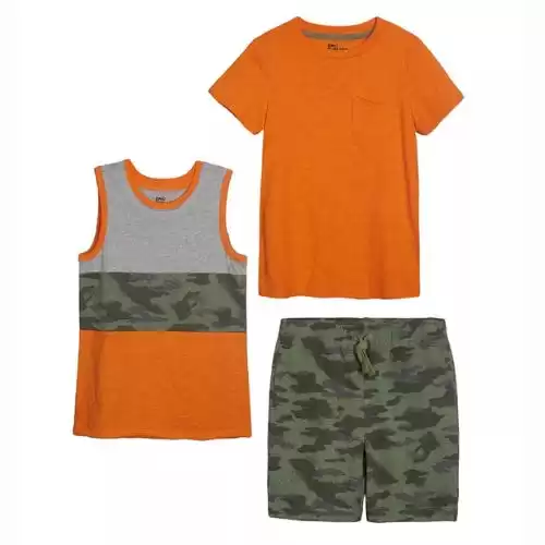 EPIC THREADS Little Boys Camo T-shirt, Tank and Shorts