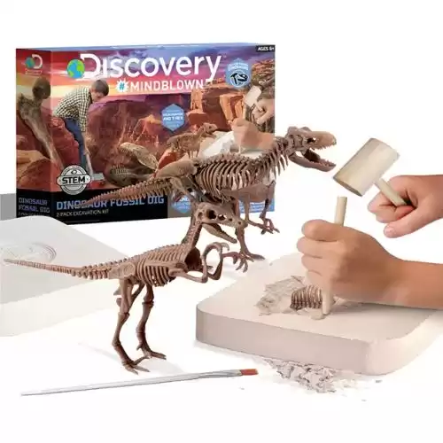 Discovery MindBlown Toy Dinosaur Excavation Kit Skeleton 3D Puzzle