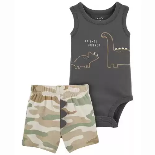 CARTER'S Baby Boys 2-Piece Tank and Shorts Set