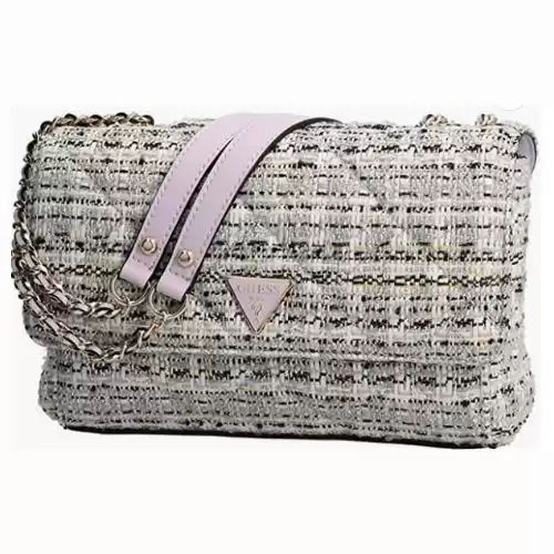 GUESS Cessily Convertible Crossbody Flap, Lilac