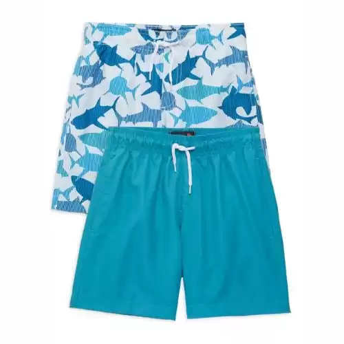 TRUNKS SURF + SWIM Boy’s 2-Pack Swim Trunks Set