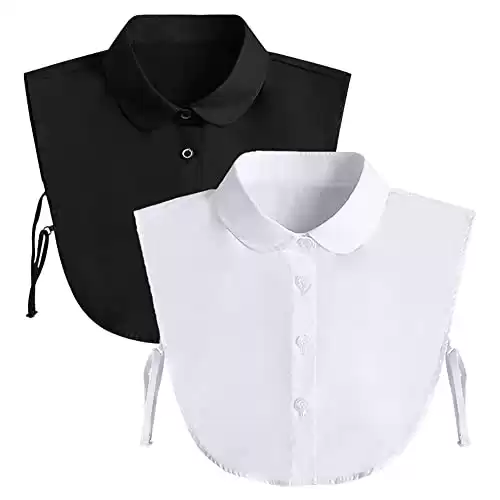 Women's Detachable Fake Collar Half Blouse