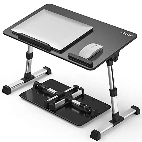 Besign Portable, Folding and Adjustable Laptop Table