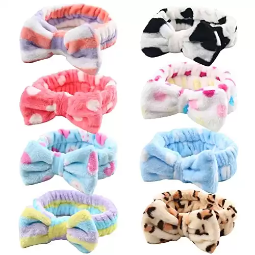 The Cutest Makeup Headbands For Washing Your Face (8 Pack)