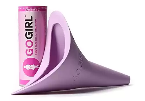 GoGirl Portable Bathroom Female Urination Device, Washable Medical Grade Silicone