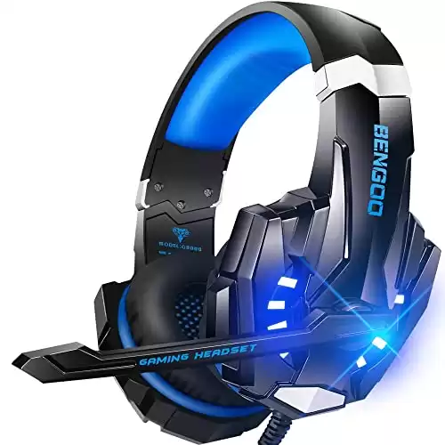 BENGOO G9000 Noise-Cancelling Bass-Boost Stereo Gaming Headset for PS4/PS5, PC, XBOX