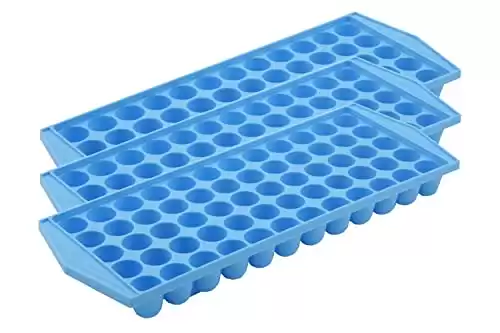 Mini Ice Cube Trays, 3 Pack - Ideal for Sports Bottles, Blenders, Cocktails