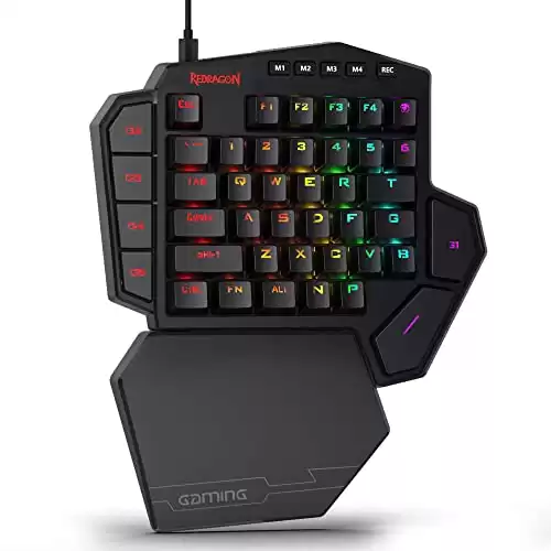 Redragon K585 DITI Professional One-Handed RGB Mechanical Gaming Keyboard