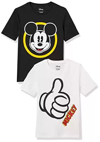 Boys and Toddlers Disney Mickey Mouse Short-Sleeve T-Shirts