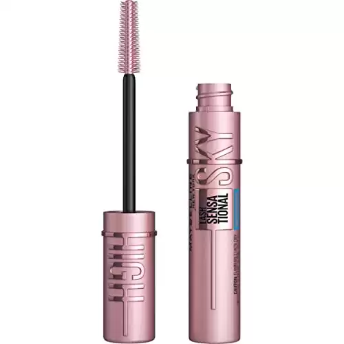 Maybelline New York Sky High Volumizing Waterproof Mascara, Brownish Black