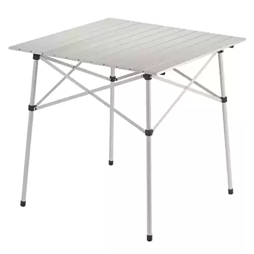 Coleman Outdoor Folding Table | Ultra Compact Aluminum Camping Table