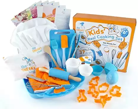 The Sneaky Chef 37-Piece Kids Baking and Cooking Set